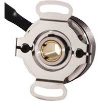 [ZOH0100A] ZOH Series, 0.375" Thru-Bore Encoder, Quadrature Output, 100 PPR