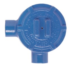 [113873] Non-Explosion Proof J-Box, 3 Pin Terminal Block, 1/2" NPT Process Connection, 3-3/4" Diameter