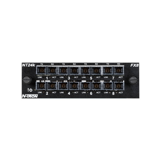 [NT24K-FX8-SC] NT24k Series, N-Tron NT24k® Module-100BaseFX Multimode SC-2km