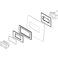 [PMK6A000] PMK6A- Panel Mount Adapter Kit (1/8 DIN to CUB5)