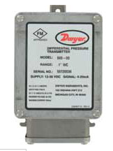 [608-03] Differential pressure transmitter, range 0-1" w.c.