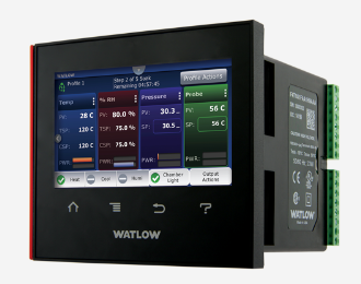 [F4T1A1DAA1H1AAA] Watlow 1/4 DIN Watlow F4T Touchscreen Single Loop Controller w/Data Logginh and Graphical Trend