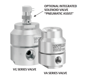 [VGC6VV9P9R9] Tescom VG Series On/Off and Shut-off Valve, Normally Closed
