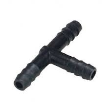 [A-343-1] T" Assembly, Plastic, For 1/8" ID Plastic Tubing.