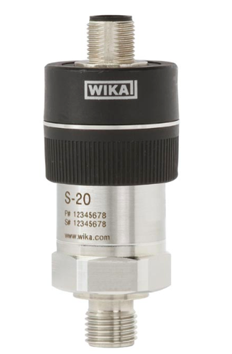 [52834092] Wika S-20 Pressure Transmitter, 0-150PSI, 4-20mA, 1/4"NPT, M12X1 Connector