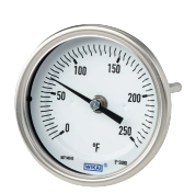 [52922719] WIKA TG53.5"/S, 0-200F THERMOMETER, 1/2" CONNECTION, INSTRUMENT GLASS, IP66/NEMA 4X