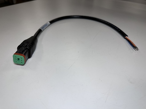 [UX09053] Turck Actuator and Sensor Cordset, Connection Cordset (DTM06-12SA-0999-1M)