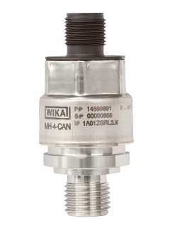 [52795798] Wika MH-4-CAN Pressure Sensor, 0-3000 PSI, CANopen, 1/4" NPT, 5-pin Plug M12 x 1