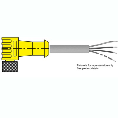 [U2-07685] Turck Actuator and Sensor Cordset, Connection Cordset (WKBV 4T-7)
