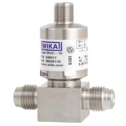 [52799161] WIKA WUC-15, Compact Pressure Transducer for Ultra High Purity, 0-1000psig