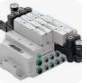 [051BA400M011M61] AVENTICS 1/8" NPT, Single Solenoid Pilot, (Spring Return) w/flush Non-Locking Override, 2 Postion, 4 way, Plug-In DC w/Light, 24VDC