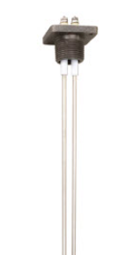 [3J2C1A] Warrick Probe, 316 SS, Teflon Coating, 3/16" Diameter, 10 1/4" Length, 1"NPT Mounting, Red Brass Body