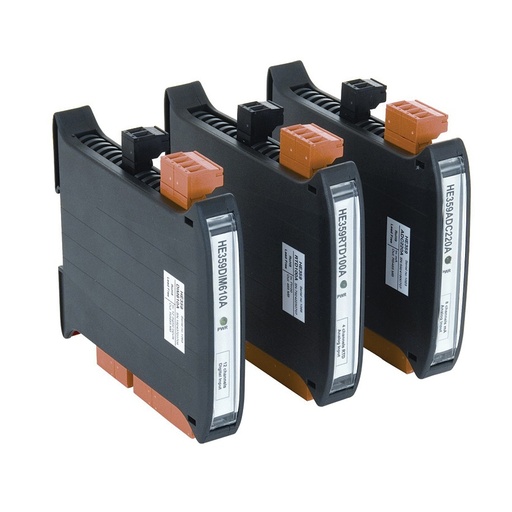 [HE359THM100] SmartMod, 4 channel Thermocouple Inputs (Types J,K,R,S,B,E,T,N) or millivolt inputs (+/-1000mV, max).  0.1 degrees Celsius resolution, 2000vac isolation (ch-RS485 & ch-power)