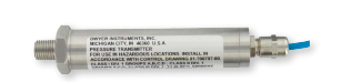 [IS626-12-GH-P1-E3-S1-NIST] Dwyer Intrinsically Safe Pressure Transmitter, 0.25% Accuracy, Power 10-28VDC, 4-20mA Output 2 Wire, 0-200PSI, 1/4" Male NPT, 9FT Cable, NIST Certification