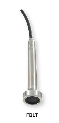 [FBLT-2SC-IVPF-30-50] FBLT Submersible Transducer, Lightning Protection, 30 Ft H2O Range, 50ft Polyurethane Cable, 4-20mA Output