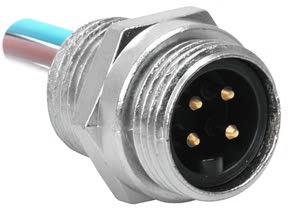 [U-32905] Turck Power Receptacle, Front Mount (RSF 44-0.3M/NPT)