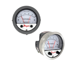 [3010MR-TAMP] Photohelic Differential Pressure Switch/Gauge, 0-10"WC, Tamper proof Knobs, Electromagnetic Relays with Gold Over Silver Contacts