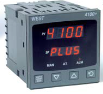 [P4101Z21100000] WEST 1/4 DIN TEMPERATURE CONTROLLER, UNIVERSAL INPUT, RELAY OUTPUT, 100-240VAC, Red Upper & Lower Display