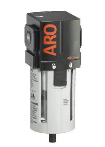 [F35462-310] ARO Heavy-Duty Coalescing Air Filter-Metal Bowl 1"