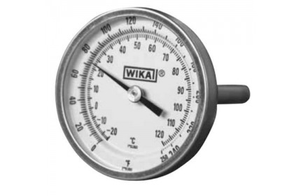 [20025D208G2] Wika BI-MET THERM 2.5"DIAL, 2.5"STEM, 50/300F, 1/4"NPT
