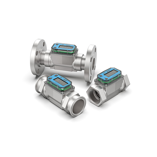 [G2S07N42GMX] Flomec G2 Series, Turbine Flow Meter, 3/4" NPTF, Pulse Out, 4-20mA, Stainless Steel Body for Petro Chem, Water, and Solvents