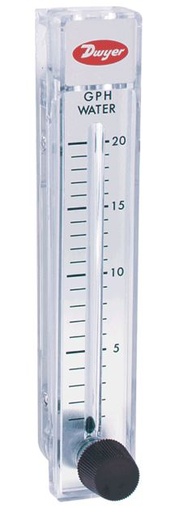 [RMC-122-SSV] VA Flowmeter, 2-20 SCFM Air, Stainless Steel Valve, 1/2" NPT