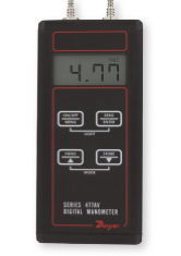 [477AV-00] Digital manometer, range 0-4.00" w.c.
