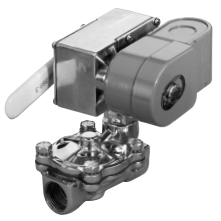 [EF8025B212AC120/60,110/50D] Manual Reset Valve, 3/4" NPT, SS, Soleniod, 120 Volts AC