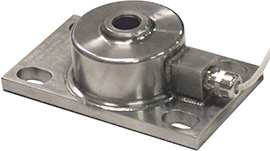 [LD3-25K-X-025-X-X] Kistler Morse LD3 Compression Load Cell, 25k lbs Rated Load, Ambient Temp 0째 to 100째 F, 25 ft Cable, Brushed Finish