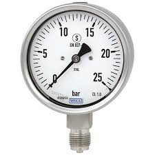 [76222933] Wika 232.30, Stainless Steel Case Process Gauge, Solid Front Design, 0-60kPa, 4 Inch, 1/4"NPT Lower