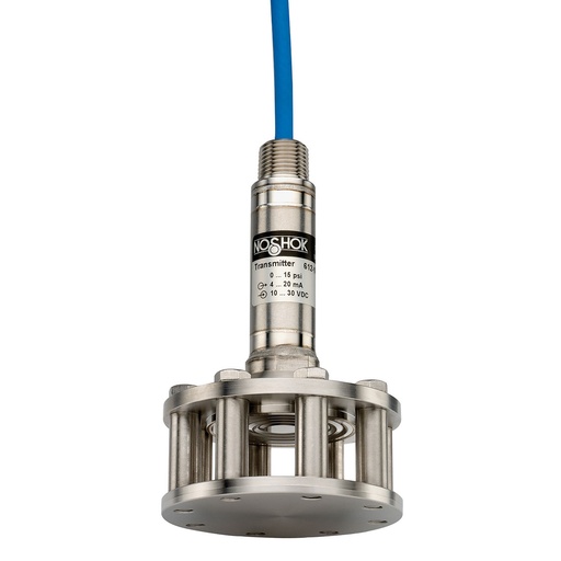 [613-10-1-1-100] 613 Series Cage-Protected Submersible Level Transmitter, 0 psi to 10 psi, 100' Std PUR Cable