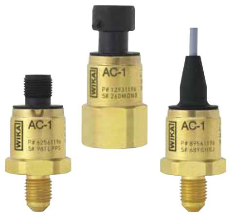 [56099877] Wika R-1 Pressure Transmitter for the Refrigeration, Market Specifications according to data sheet: PE 81.45, Accuracy: 0,02 Pressure range: -30 InHg...+145 psi Process Connection: 7/16-20UNF-2B Schrader Output signal: 0.5 ... 4.5 V, 3-wire ratiometric Power supply: 5 V DC +/- 10% Electrical Connection: Connector Metri Pack Series 150, 3-pin Approvals: cULus pin assignment el. connection: UB=B, 0V=A, S+=C