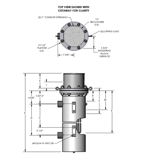 [4007-8515] CIRCULATION FLANGE HEATER