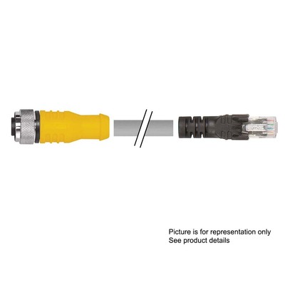 [UX05969] Turck RSSX RJ45S 860-10M Cat.6a double-ended Gigabit Ethernet (GbE/GigE) cable / cordset