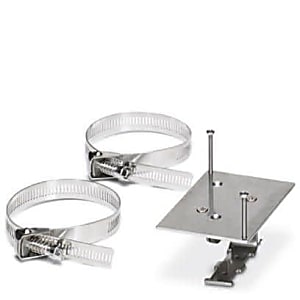 [024711-B] Anybus Wireless Bridge II Swivel Mount Kit. Includes 1x swivel mount bracket, 2x slim clamps and 2x Bridge mounting screws.