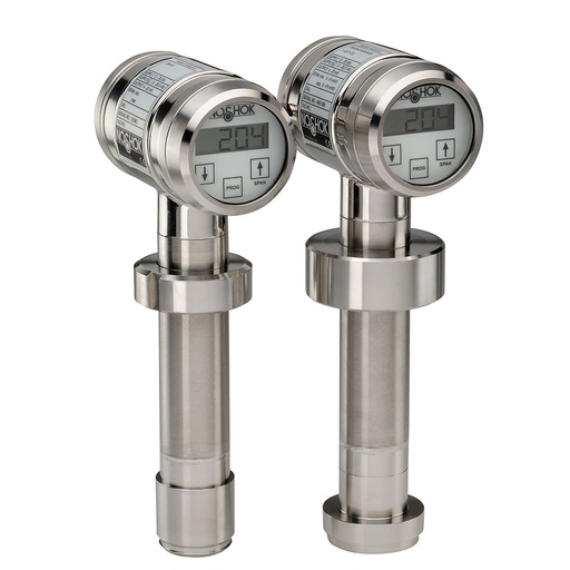 [204-98-6/58-1-43-25-TC] 20 Series Intelligent Silo & Tank Level Sanitary Pressure Transmitter, Rosemount Tank Spud - 6", Range Adjustable from 0 – 6 psig to 0 – 58 psig, 0.1% of adjusted span, 4-20 mA/2-wire + HART Protocol, M12 x 1 (4 pin), Transparent Cover