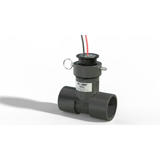 [QS200-10] Flomec QS200 Series Insertion Ultrasonic Flowmeter, 1" PVC Tee Schedule 80, Pulse output