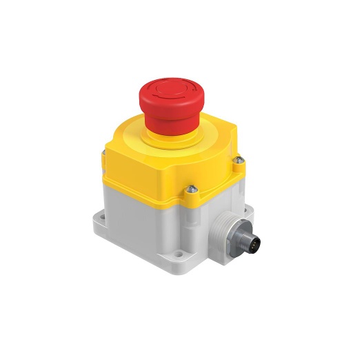 [86415] Emergency Stop: Flush Mounting 40 mm Push Button (SSA-EB1PLYR-12ED1)