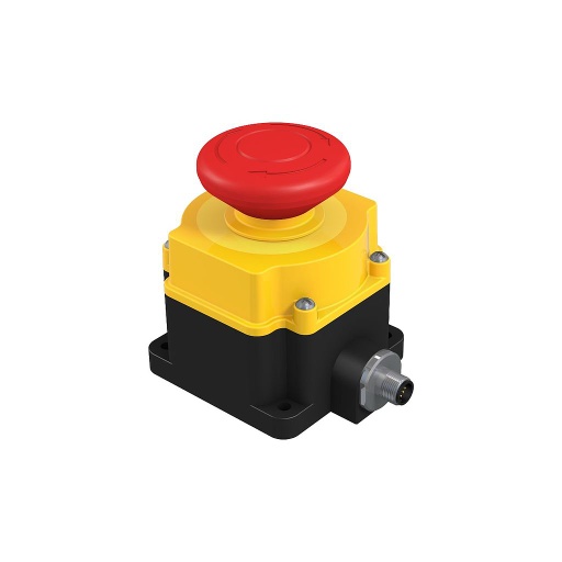 [87274] Emergency Stop: Flush Mount 60 mm Push Button (SSA-EB2PLXR-12ED1Q8)