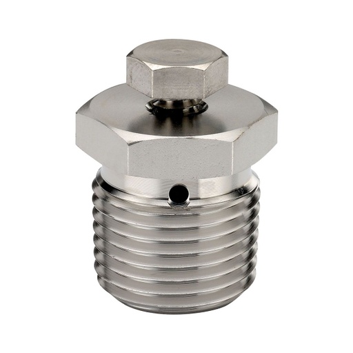 [BP1-S] 1/2" NPT Bleed Plug, SS