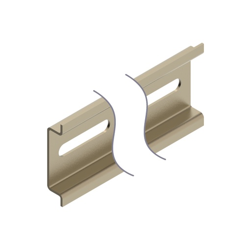 [93665] Accessory: DIN Rail Kit 12 inch (includes Two Tribolar Screws and DIN Rail) (BWA-AH12DR)